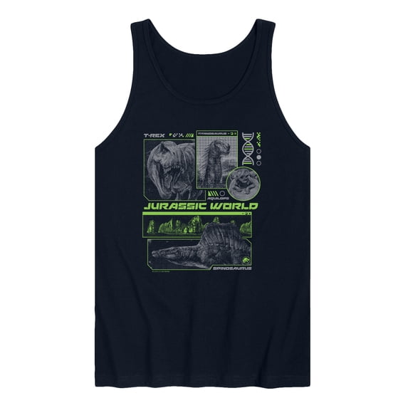 Jurassic World: Rebirth - Dinosaur DNA Digital - Men's Sleeveless Graphic Tank