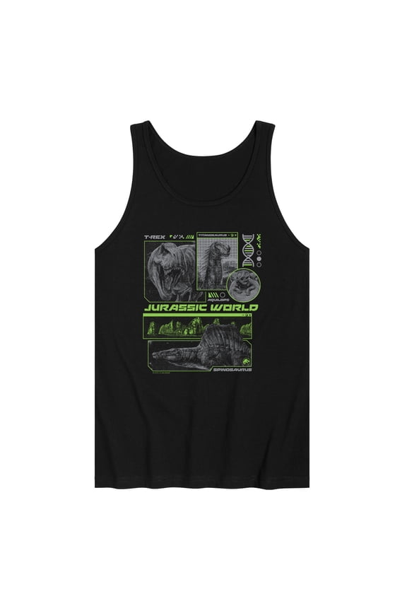 - Dinosaur DNA Digital - Men's Sleeveless Graphic Tank