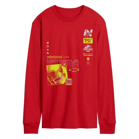 Jurassic World: Rebirth - Distortus Rex - Men's Long Sleeve Graphic T-Shirt