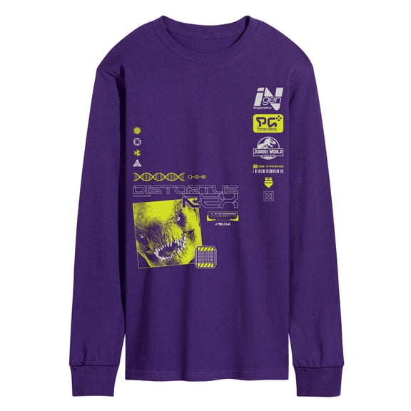 Jurassic World: Rebirth - Distortus Rex - Men's Long Sleeve Graphic T-Shirt