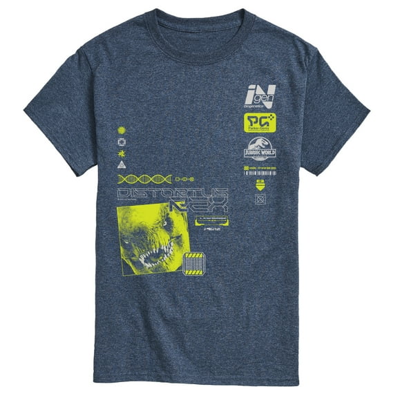 Jurassic World: Rebirth - Distortus Rex - Men's Short Sleeve Graphic T-Shirt