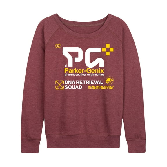 Jurassic World: Rebirth - Dna Squad - Women's French Terry Long Sleeve Shirt