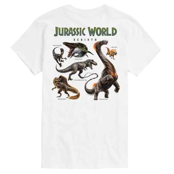 Jurassic World - Giants Grid - Men's Short Sleeve Graphic T-Shirt