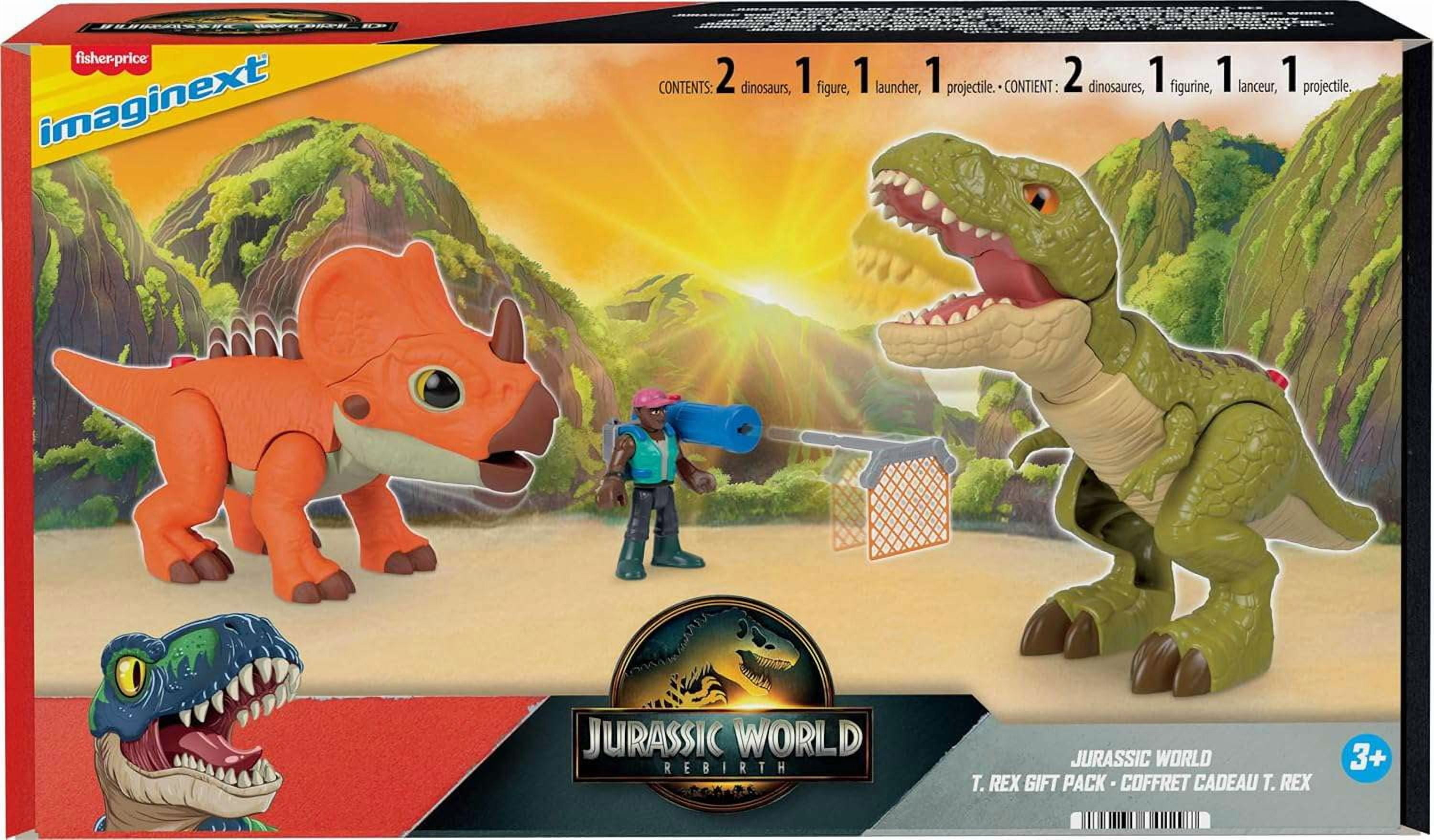 Jurassic World Rebirth Imaginext T. Rex Gift Pack Figure Set