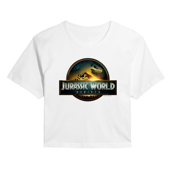 Jurassic World: Rebirth - Logo - Juniors Cropped Graphic T-Shirt