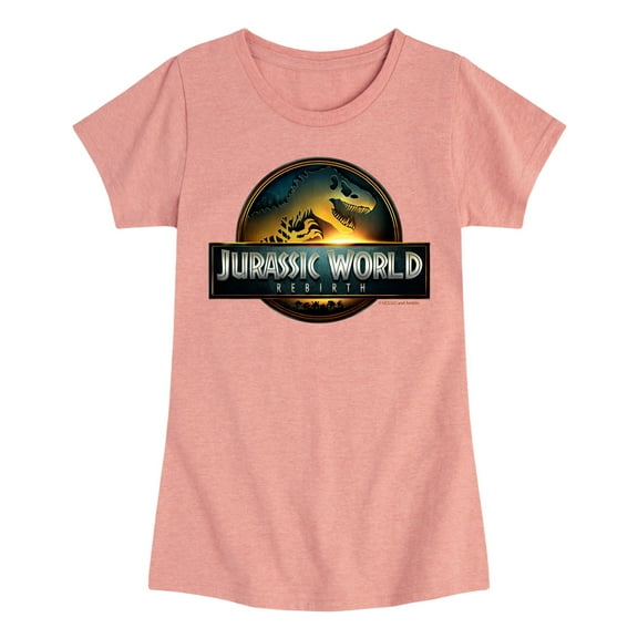 Jurassic World: Rebirth - Logo - Toddler And Youth Girls Fitted Short Sleeve Graphic T-Shirt