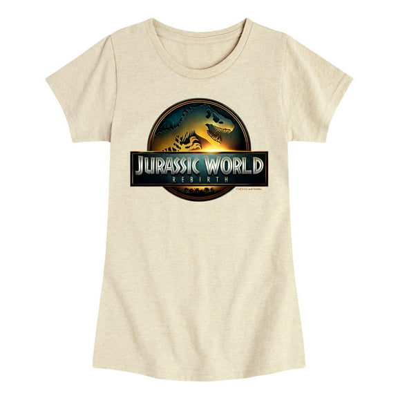 Jurassic World: Rebirth - Logo - Toddler And Youth Girls Fitted Short Sleeve Graphic T-Shirt