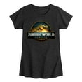 thumbnail image 1 of Jurassic World: Rebirth - Logo - Toddler And Youth Girls Fitted Short Sleeve Graphic T-Shirt, 1 of 4
