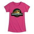 thumbnail image 1 of Jurassic World: Rebirth - Logo - Toddler And Youth Girls Fitted Short Sleeve Graphic T-Shirt, 1 of 4