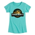thumbnail image 1 of Jurassic World: Rebirth - Logo - Toddler And Youth Girls Fitted Short Sleeve Graphic T-Shirt, 1 of 4