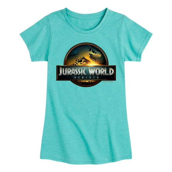 Jurassic World: Rebirth - Logo - Toddler And Youth Girls Fitted Short Sleeve Graphic T-Shirt