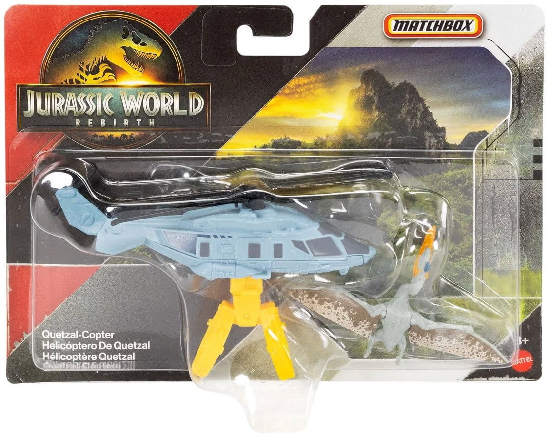 Jurassic World Rebirth Matchbox Quetzal-Copter Die Cast Vehicle