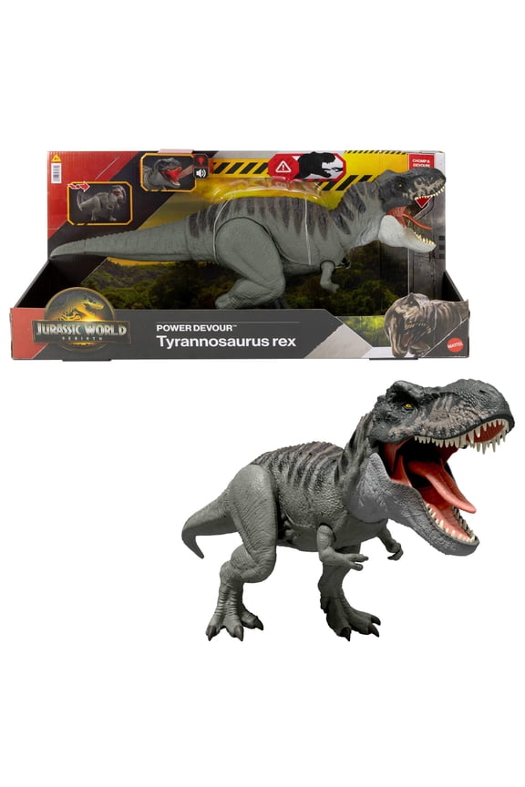 Rebirth Power Devour Tyrannosaurus Rex Dinosaur Figure, Constant Chomp Lights & Sound