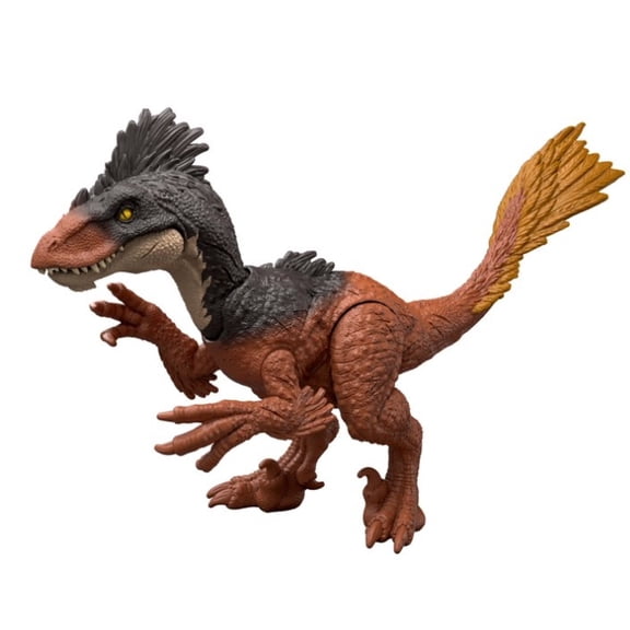 Jurassic World Rebirth Strike Attack Achillobator Dinosaur, Single Strike Action