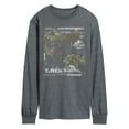 thumbnail image 1 of Jurassic World: Rebirth - T-Rex Digital Profile - Men's Long Sleeve Graphic T-Shirt, 1 of 4
