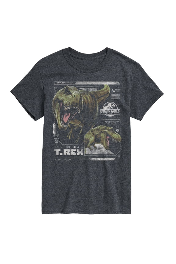 - T-Rex Digital Profile - Men's Short Sleeve Graphic T-Shirt