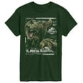 thumbnail image 1 of Jurassic World: Rebirth - T-Rex Digital Profile - Men's Short Sleeve Graphic T-Shirt, 1 of 3