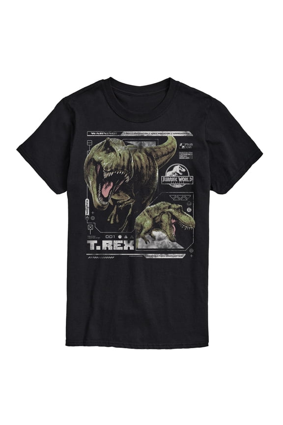 - T-Rex Digital Profile - Men's Short Sleeve Graphic T-Shirt