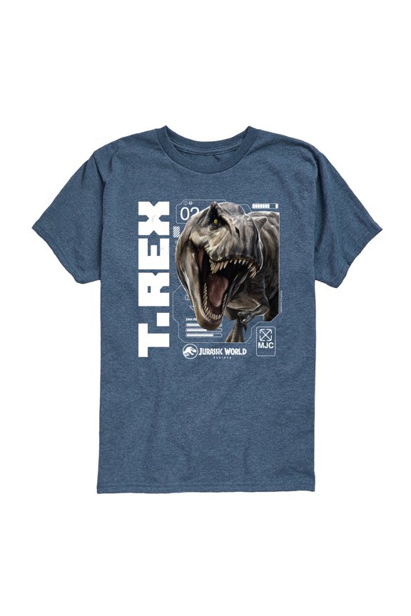 - T-Rex - Youth Boys Short Sleeve Graphic T-Shirt