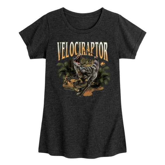 Jurassic World: Rebirth - Velociraptor - Toddler And Youth Girls Fitted Short Sleeve Graphic T-Shirt