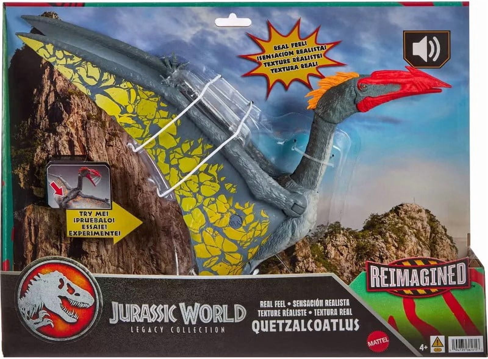 Jurassic World Reimagined Real Feel Quetzalcoatlus Action Figure