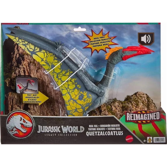Jurassic World Reimagined Real Feel Quetzalcoatlus Action Figure