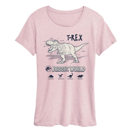 Jurassic World - Rex Info Women's Short Sleeve Graphic T-Shirt
