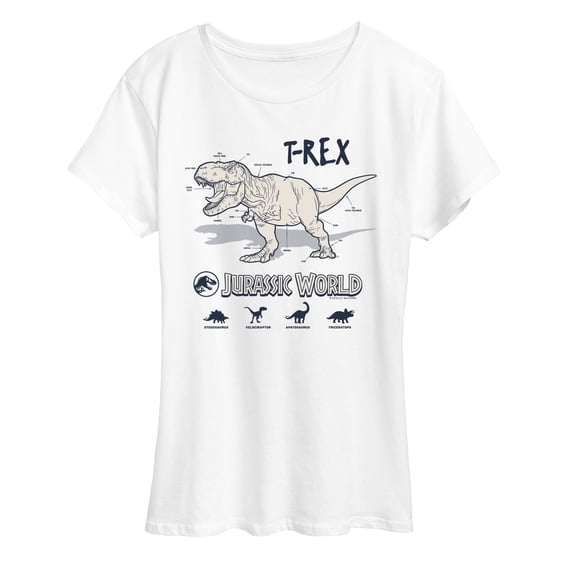 Jurassic World - Rex Info Women's Short Sleeve Graphic T-Shirt