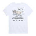 thumbnail image 1 of Jurassic World - Rex Info - Youth Boys Short Sleeve Graphic T-Shirt, 1 of 4