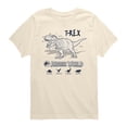 thumbnail image 1 of Jurassic World - Rex Info - Youth Boys Short Sleeve Graphic T-Shirt, 1 of 3