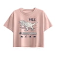thumbnail image 1 of Jurassic World - Rex Info - Youth Girls Boxy T-Shirt, 1 of 4