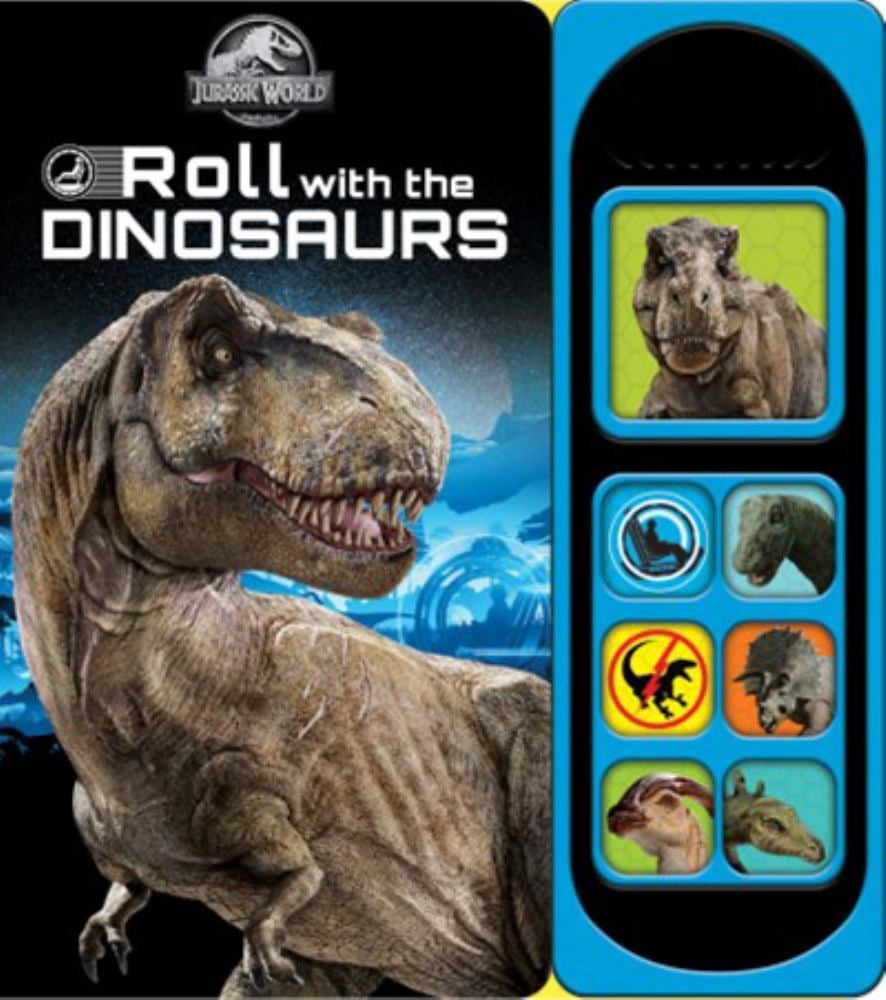 Jurassic World: Roll with the Dinosaurs Sound Book (Board Book ...