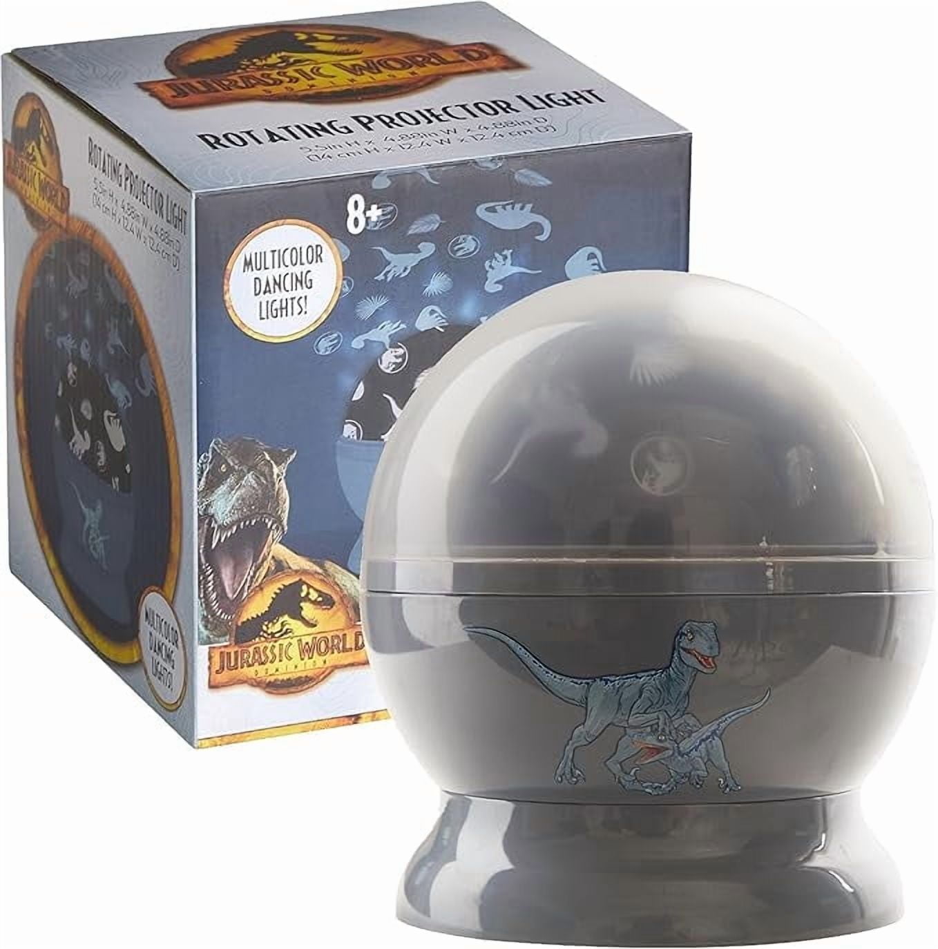 Jurassic World Rotating LED Projection Nightlight Lamp for Kids