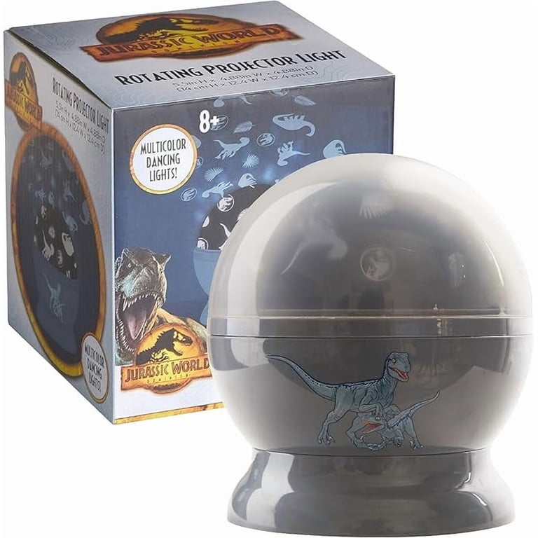 Jurassic World Rotating LED Projection Nightlight Lamp for Kids