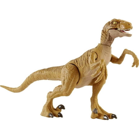 Jurassic World Savage Strike Velociraptor Action Figure, Dinosaur Toy with Attack Move