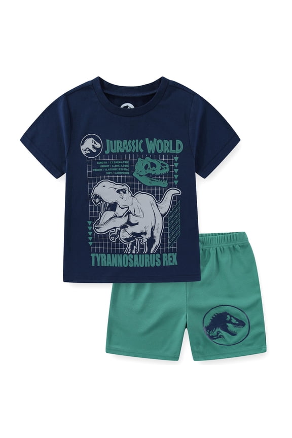 Short Sleeve T-Shirt and Mesh Short Set (Boys), 2 Piece Set, Sizes 6-12