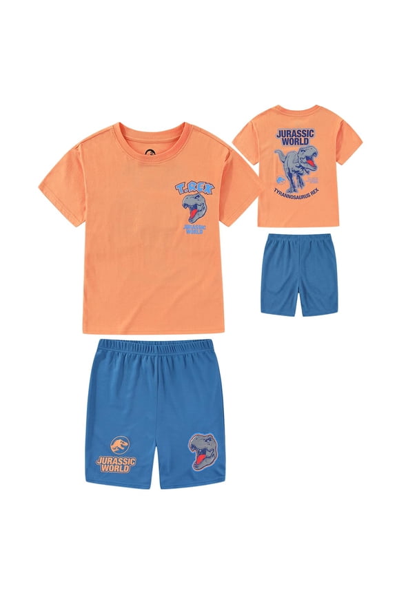 Short Sleeve T-Shirt and Mesh Short Set (Boys), 2 Piece Set, Sizes 6-12