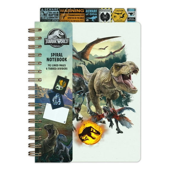 Jurassic World Spiral Notebook, (Hardcover)