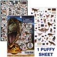 thumbnail image 1 of Jurassic World Sticker Book with Puffy Stickers 4 Sheet, 1 of 1
