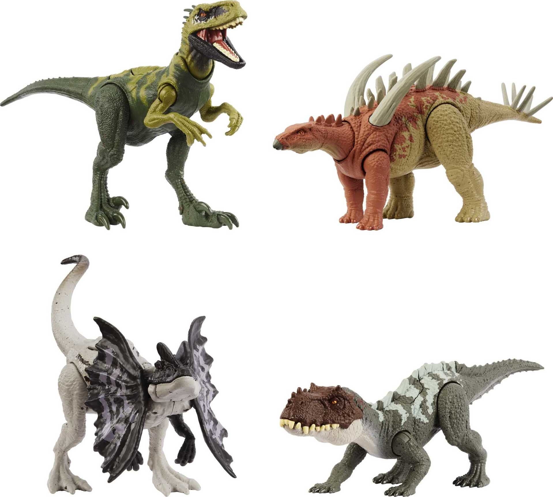Jurassic World Strike Attack Dinosaur Action Figure Toys with Single ...