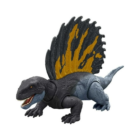 Jurassic World Strike Attack Edaphosaurus Dinosaur Action Figure Toy with Attack Feature