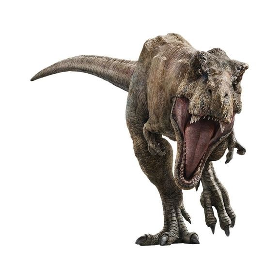 Jurassic World: T-Rex Extra Large Peel and Stick Wall Decals, 37.85 in x 37.04 in, Brown