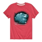 Jurassic World - T Rex Skull X-Ray Lab Data Boys' Short Sleeve Graphic ...