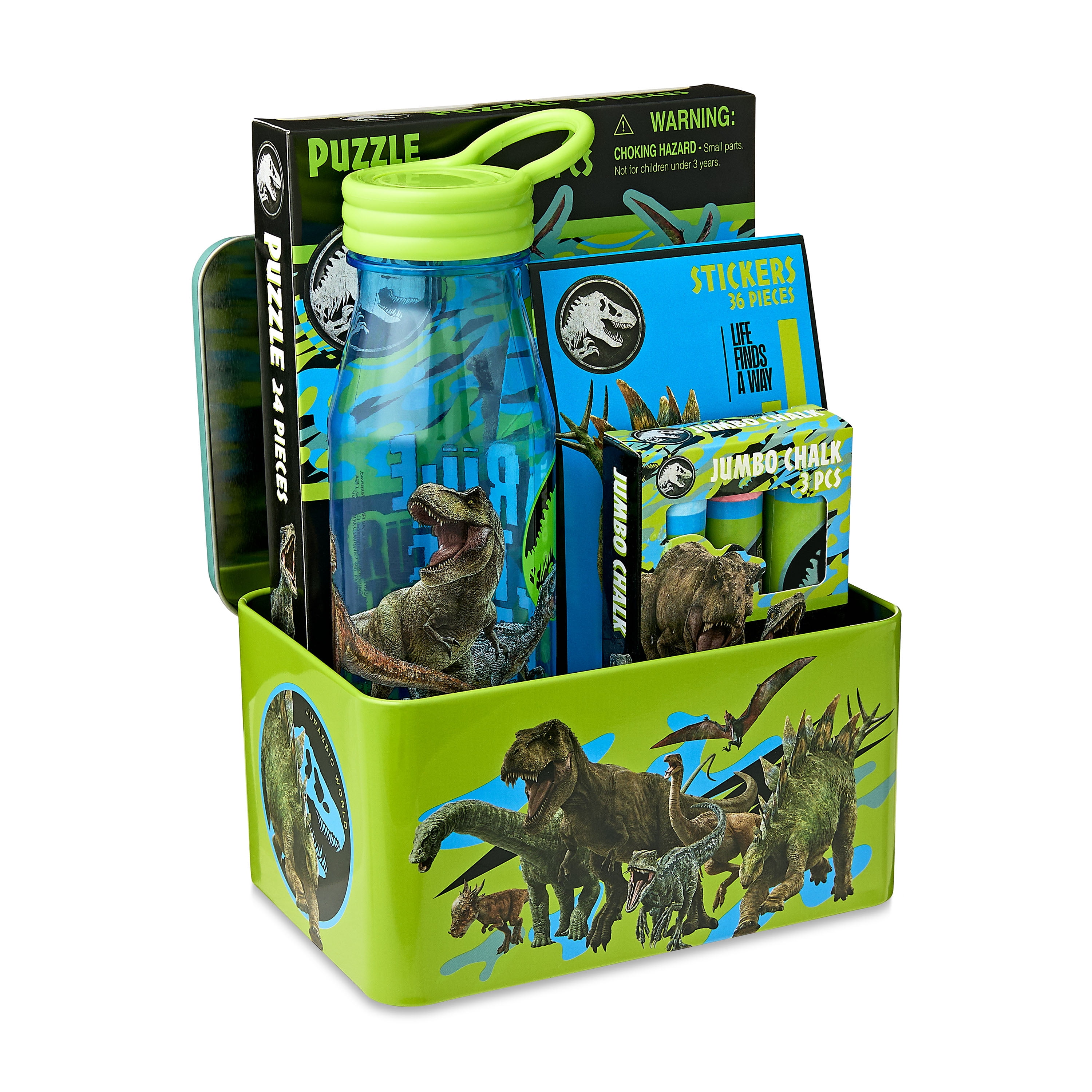 Jurassic World Tin Box Valentines Gift Set - Walmart.com