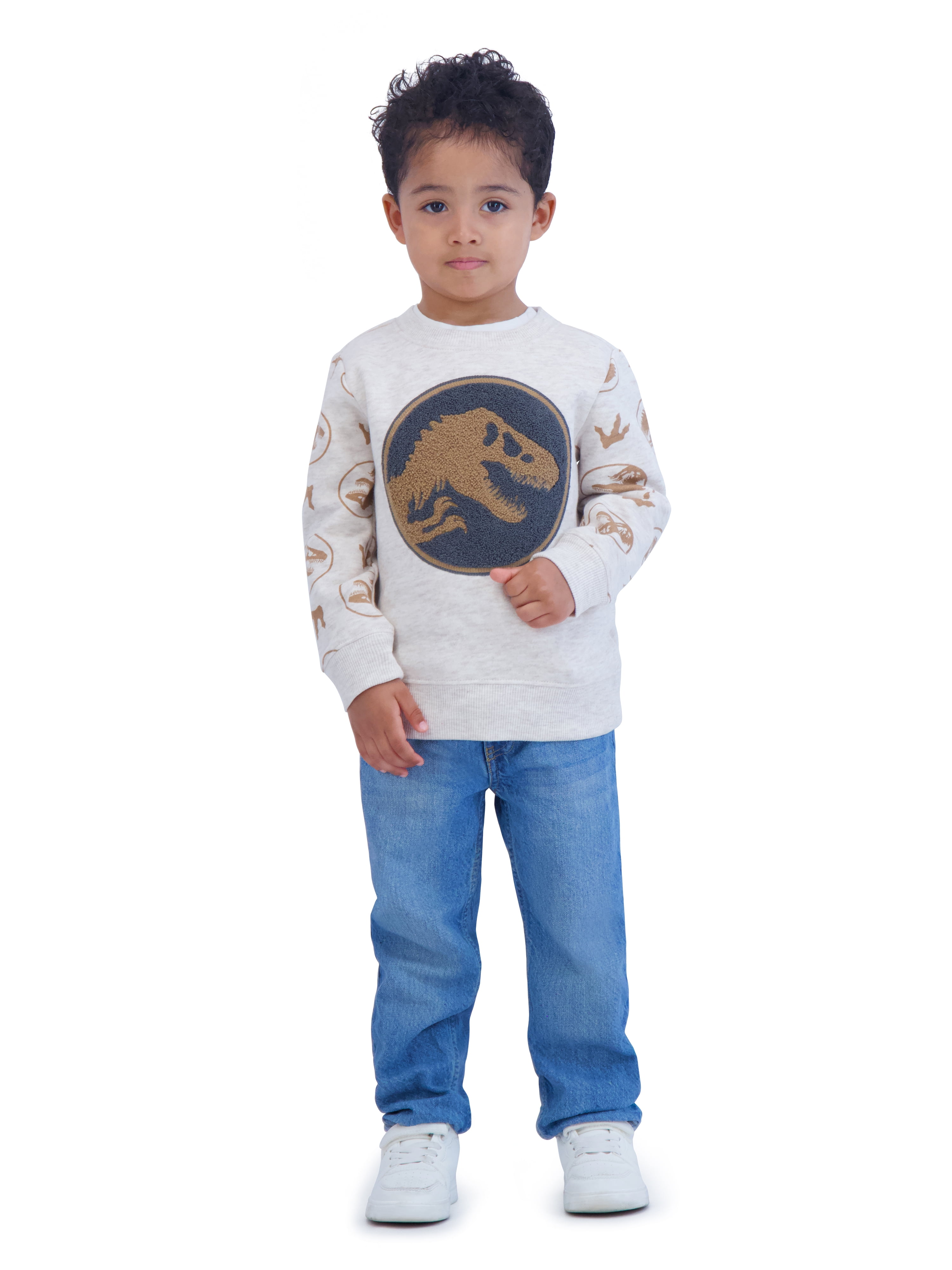 Jurassic World Toddler Boy Crewneck Sweatshirt, Sizes 12M-5T
