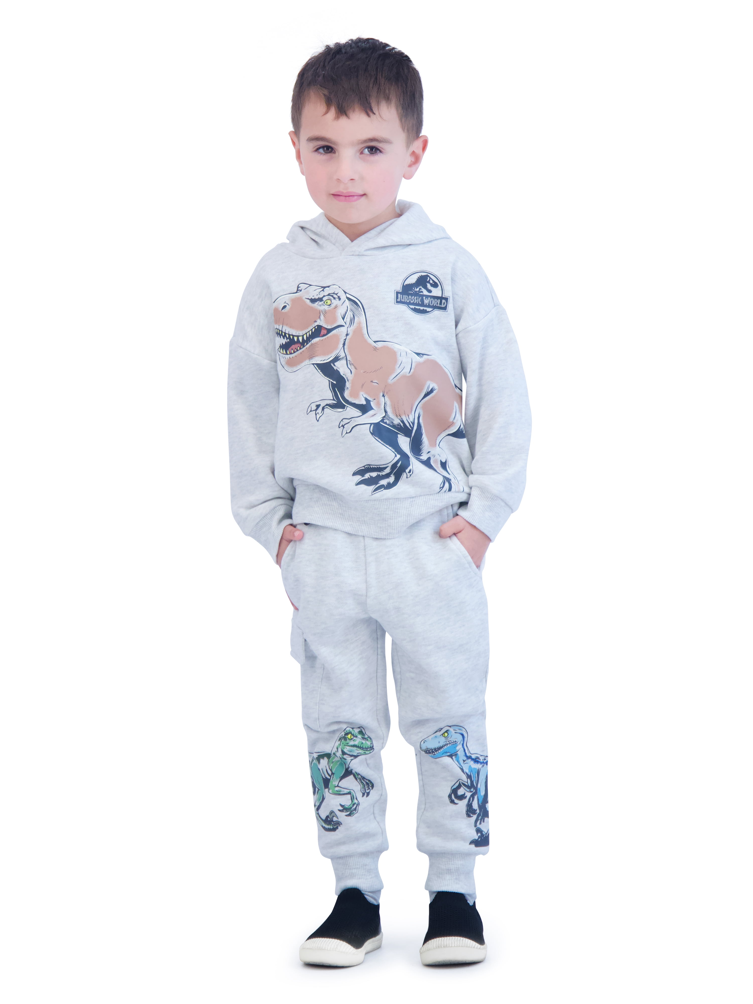 Jurassic World Toddler Boy Hoodie and Joggers Set, Sizes 12M-5T