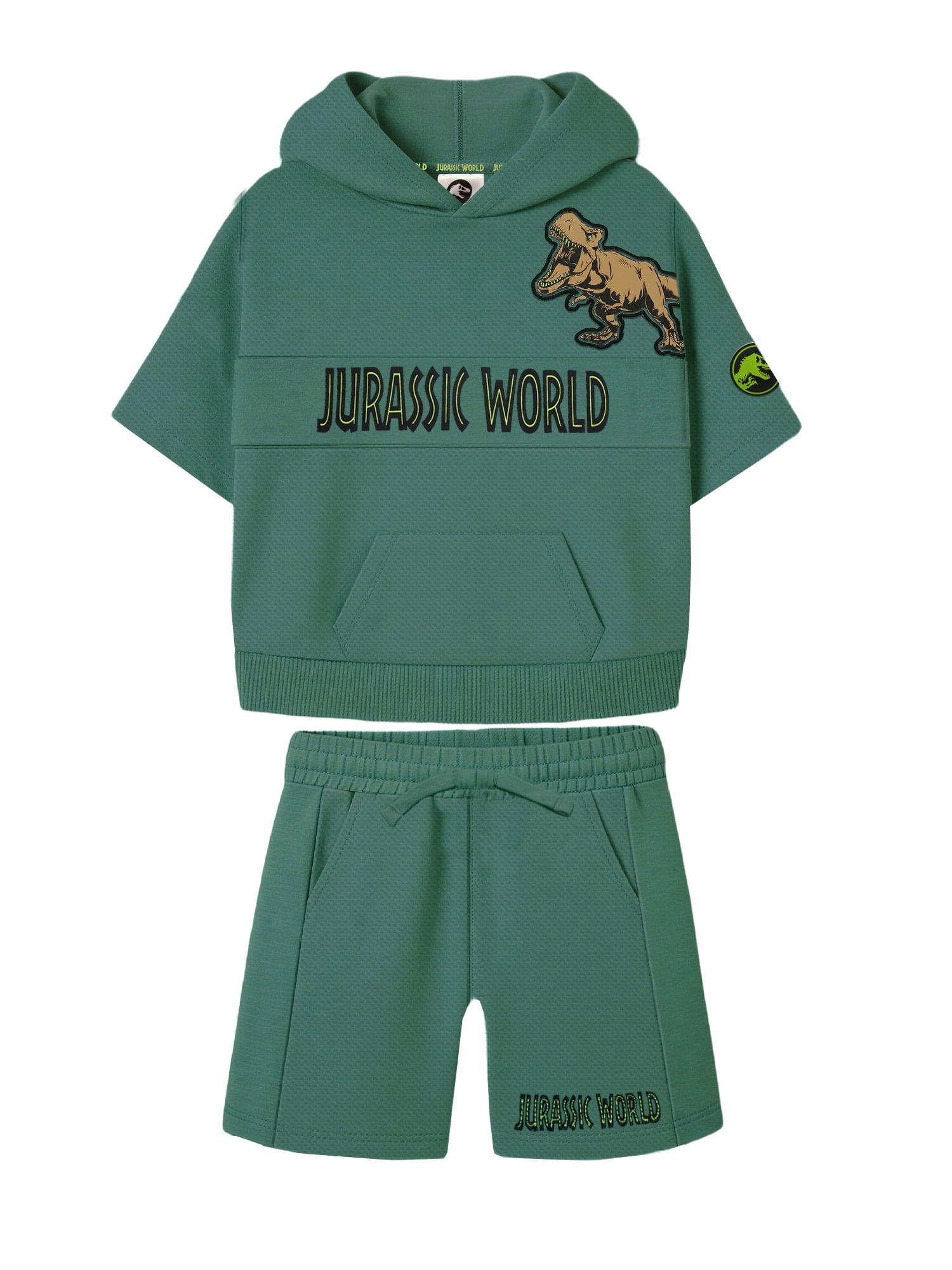 Jurassic World Toddler Boy Textured Knit Short Set, Sizes 12 Months-5T