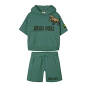 Jurassic World Toddler Boy Textured Knit Short Set, Sizes 12 Months-5T