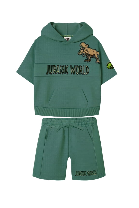 Jurassic World Toddler Boy Textured Knit Short Set, Sizes 12 Months-5T