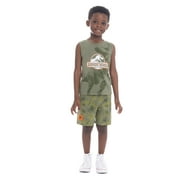 Jurassic World Toddler Boys Graphic Print Tank Top and Shorts Set, 2-Piece, Sizes 12M-5T